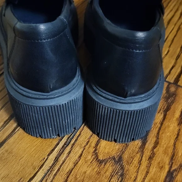 FLOYD Charlie Loafers, Women’s 37 | Black Leather | Platform Slip-Ons - Picture 4 of 13